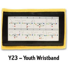#20-39 Number Sweatband Wristband Football Baseball Basketball Navy Blue  Yellow